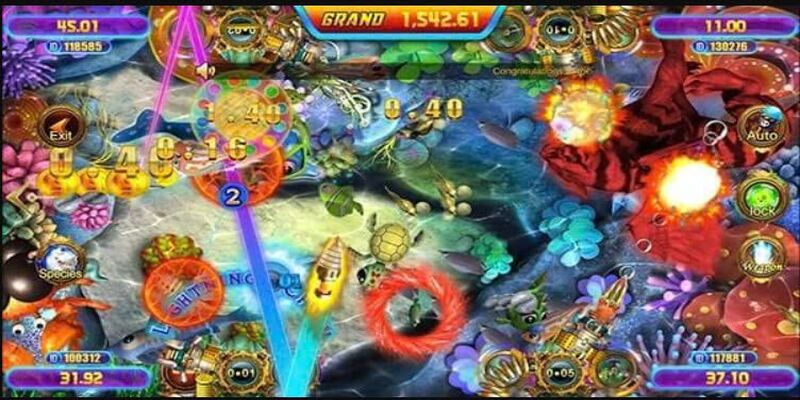 Đa dạng cá trong game bắn cá XO88